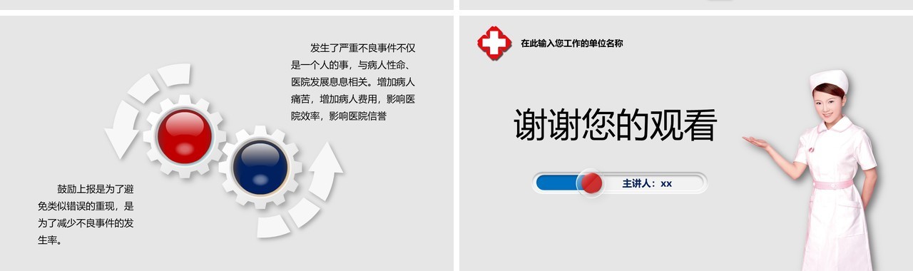 护理不良事件分析与隐患防范医院课件PPT模板