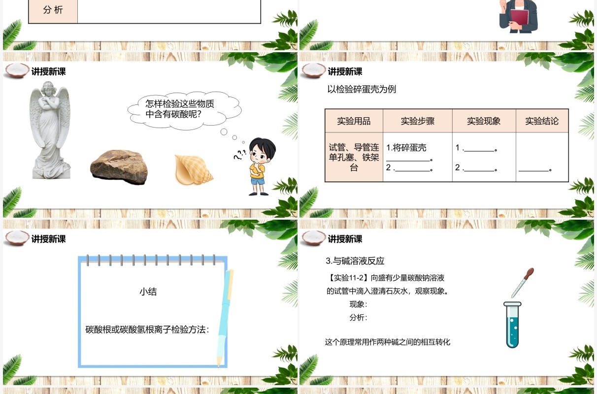 部编版九年级化学下册生活中常见的盐课件PPT模板
