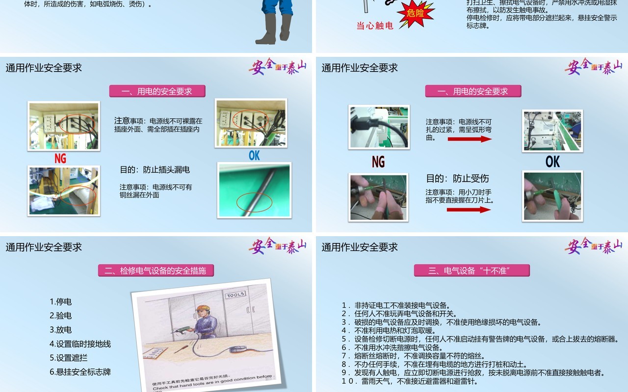 简约安全施工安全生产模板PPT模板