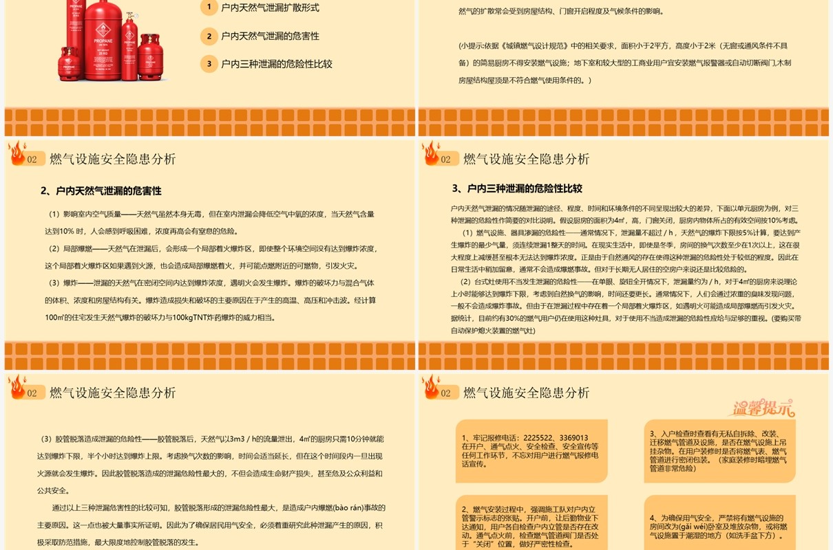 燃气安全培训管道燃气安全常识