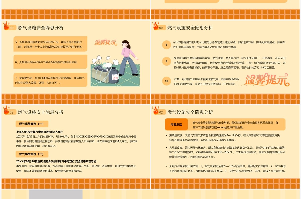燃气安全培训管道燃气安全常识