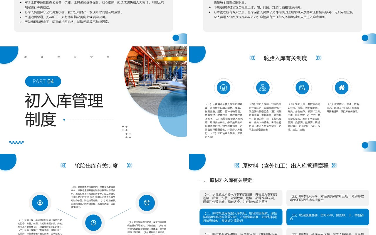 仓库管理制度及库房现代化管理PPT模板
