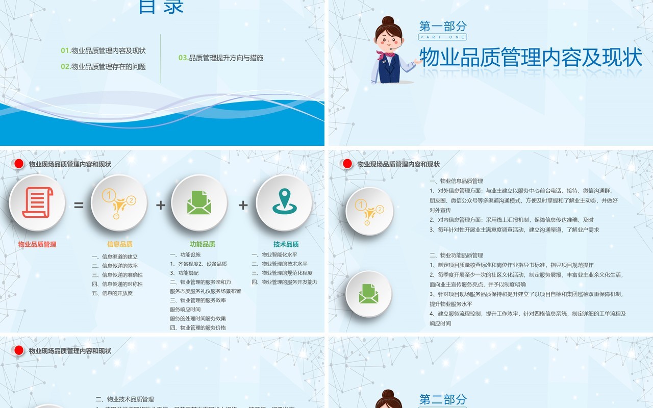 物业公司品质管理提升思路PPT模板