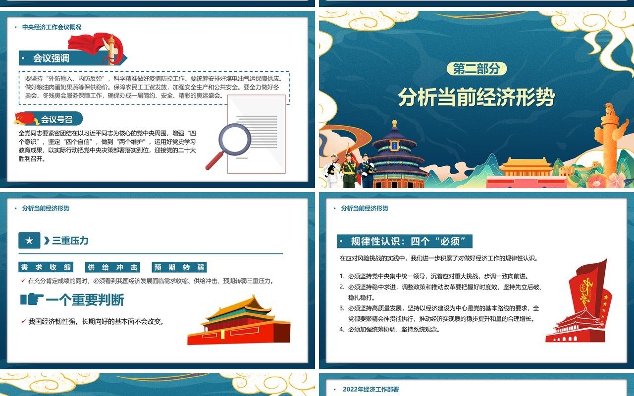 学习解读2022年中央经济工作会议PPT模板