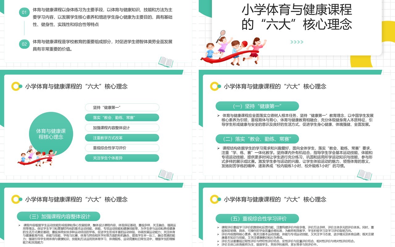 绿色体育与健康新课程标准解读PPT模板