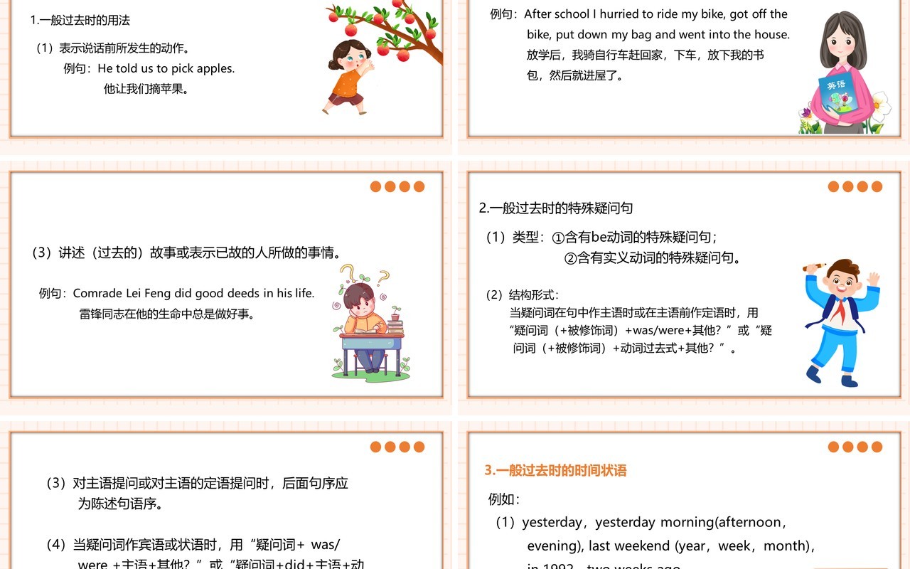 人教版七年级英语下册What did you do last weekend第二课时PPT模板