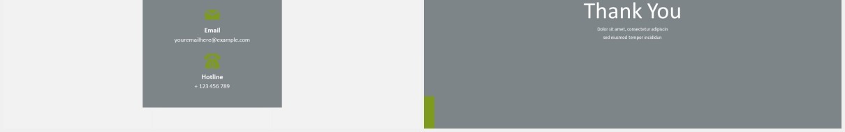 绿色图片排版设计PPT模板Verdure - Business Powerpoint Template