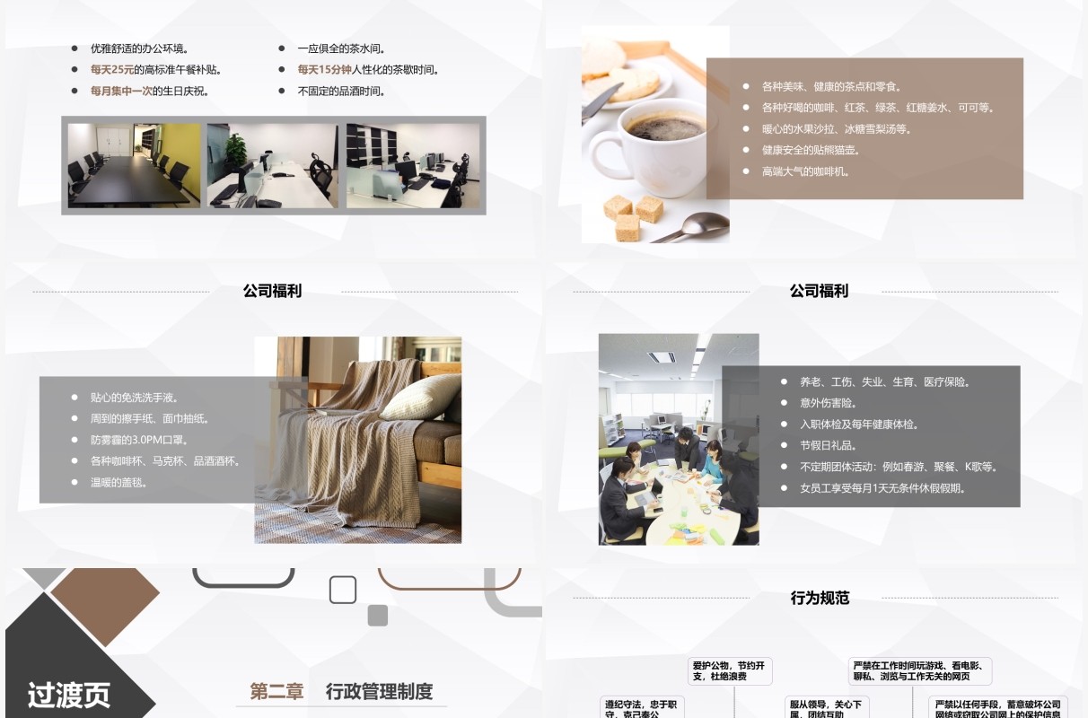 企业管理新员工入职培训手册PPT模板