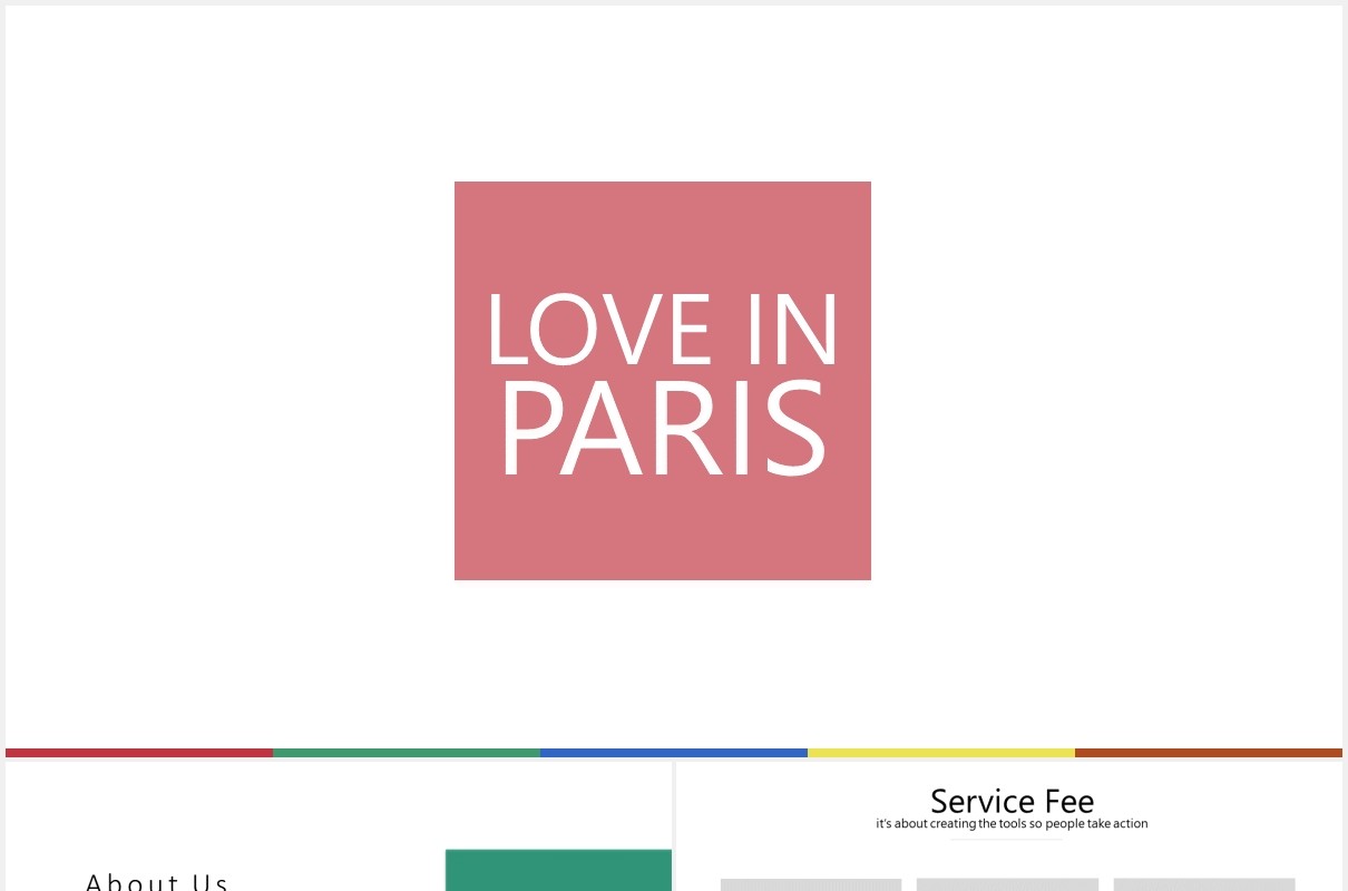 手机平板电脑设备模型展示PPT素材模板love in paris powerpoint