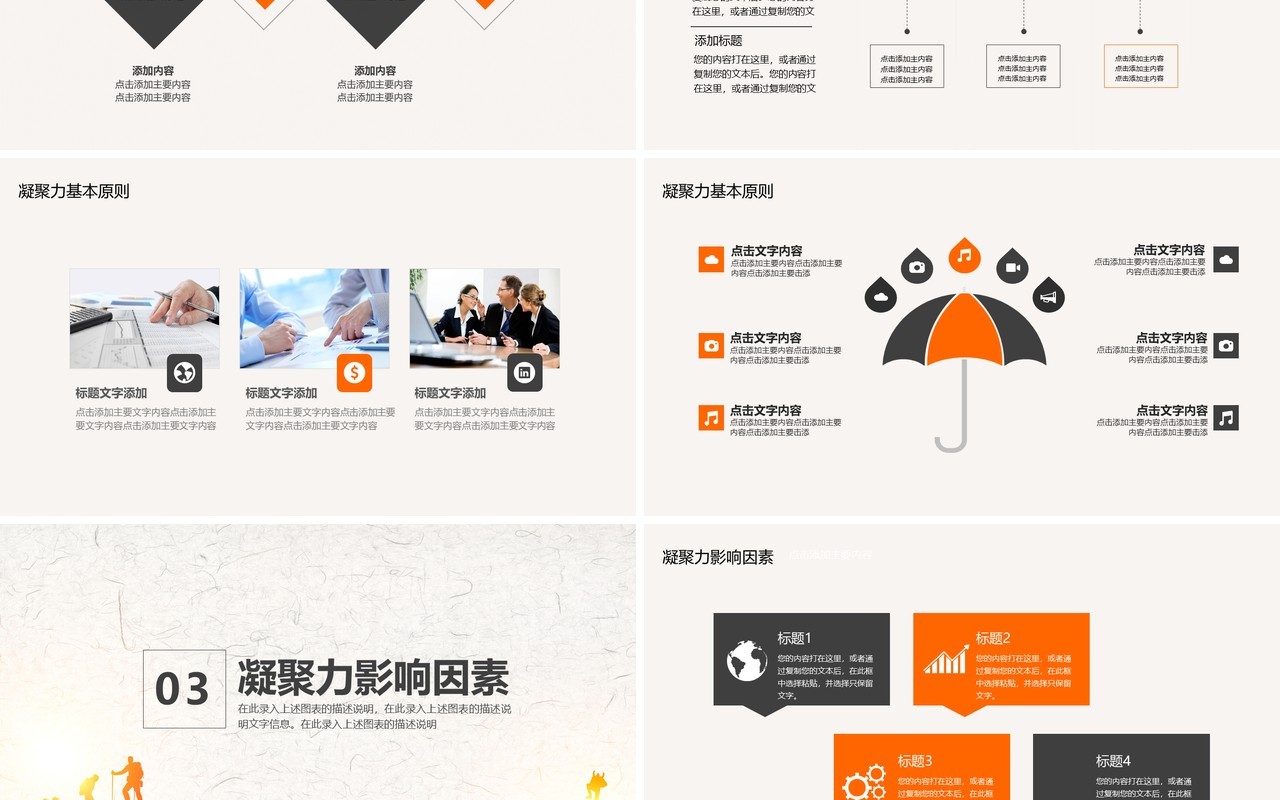 企业文化团队凝聚力员工培训PPT模板10