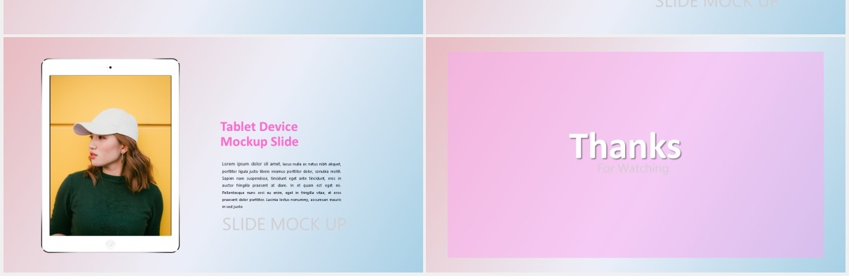 甜蜜图片作品展示PPT模板Sweet Powerpoint Template