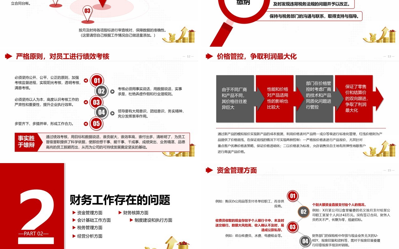 时尚简洁工作总结汇报