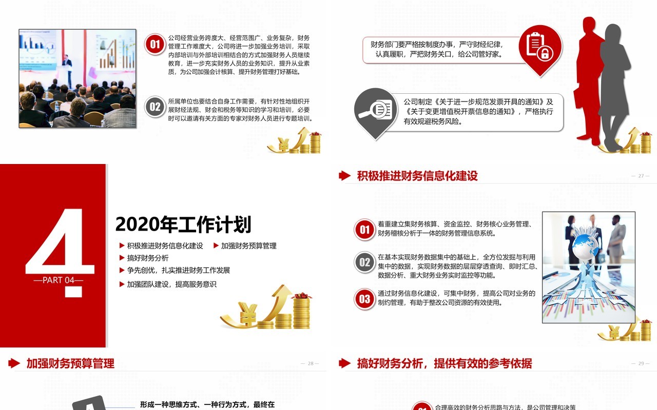 时尚简洁工作总结汇报