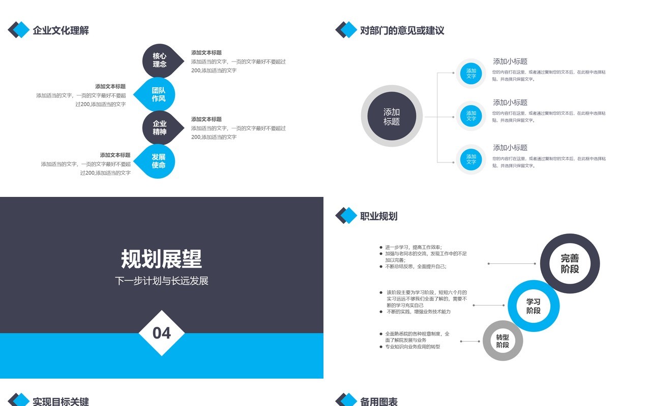 简约商务编程述职报告PPT模板