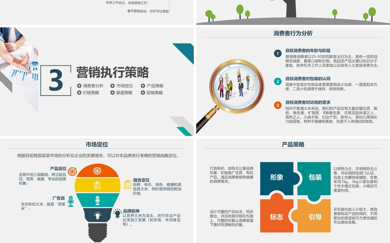 市场销售业务部门工作营销计划PPT模板