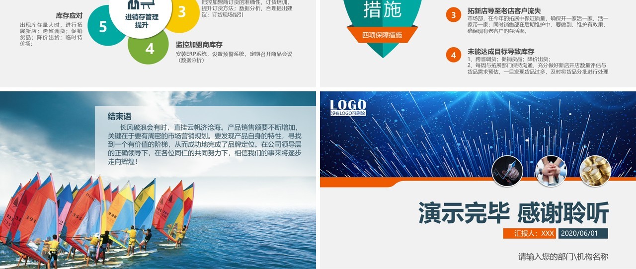 市场销售业务部门工作营销计划PPT模板