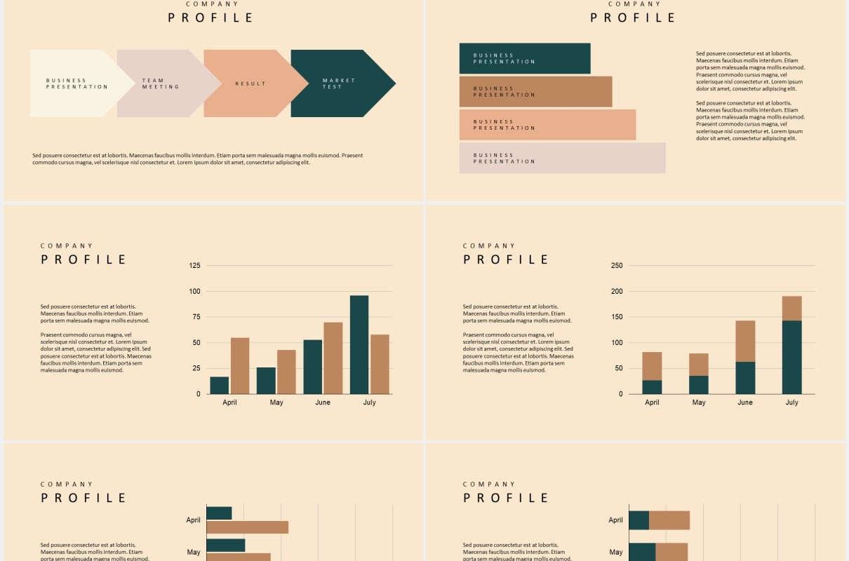 时尚模特摄影展示PPT模板MARIACHI - Powerpoint Template