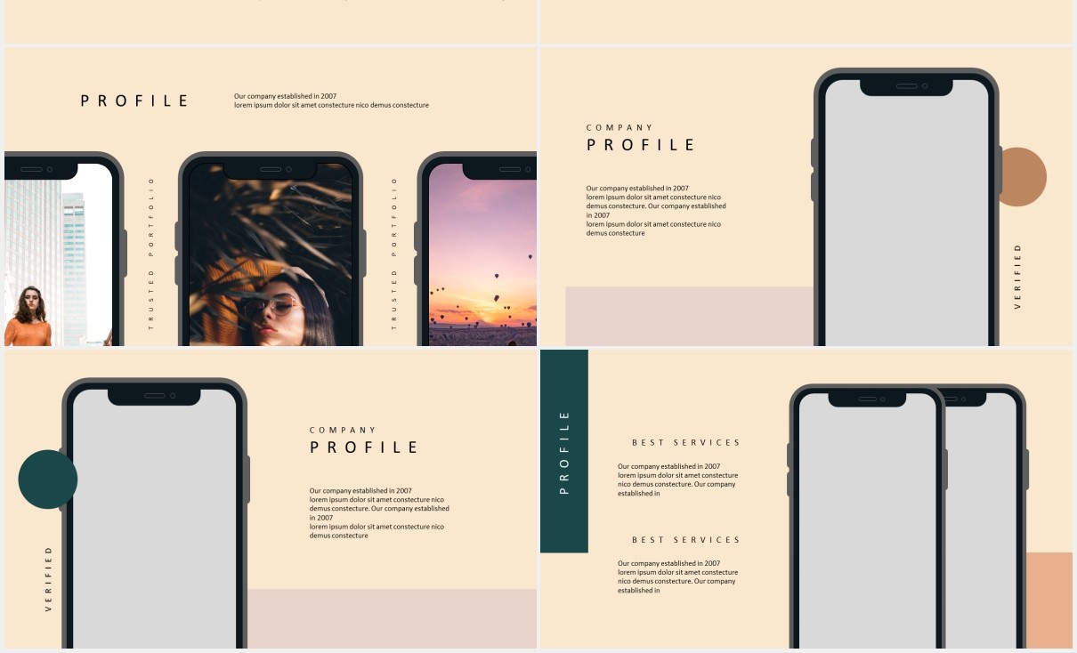 时尚模特摄影展示PPT模板MARIACHI - Powerpoint Template