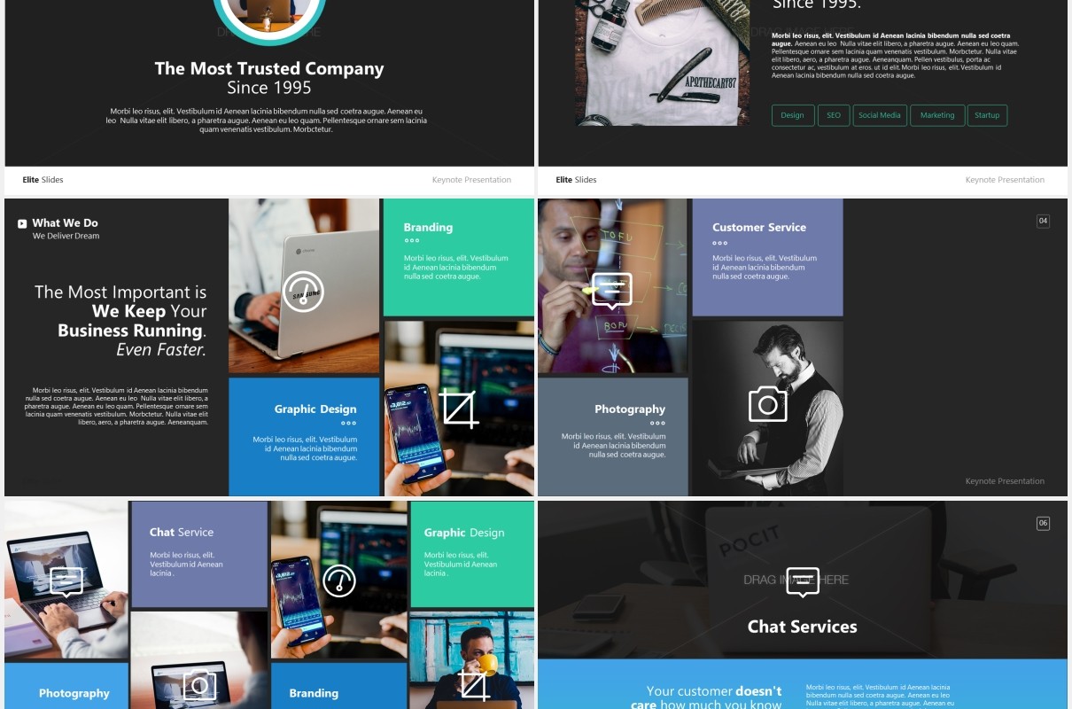 商业高端企业项目计划书展示PPT模板slides elite powerpoint template