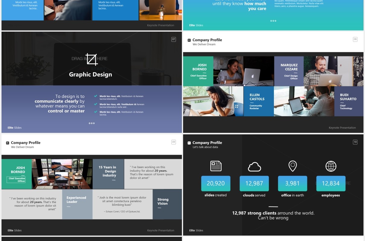 商业高端企业项目计划书展示PPT模板slides elite powerpoint template