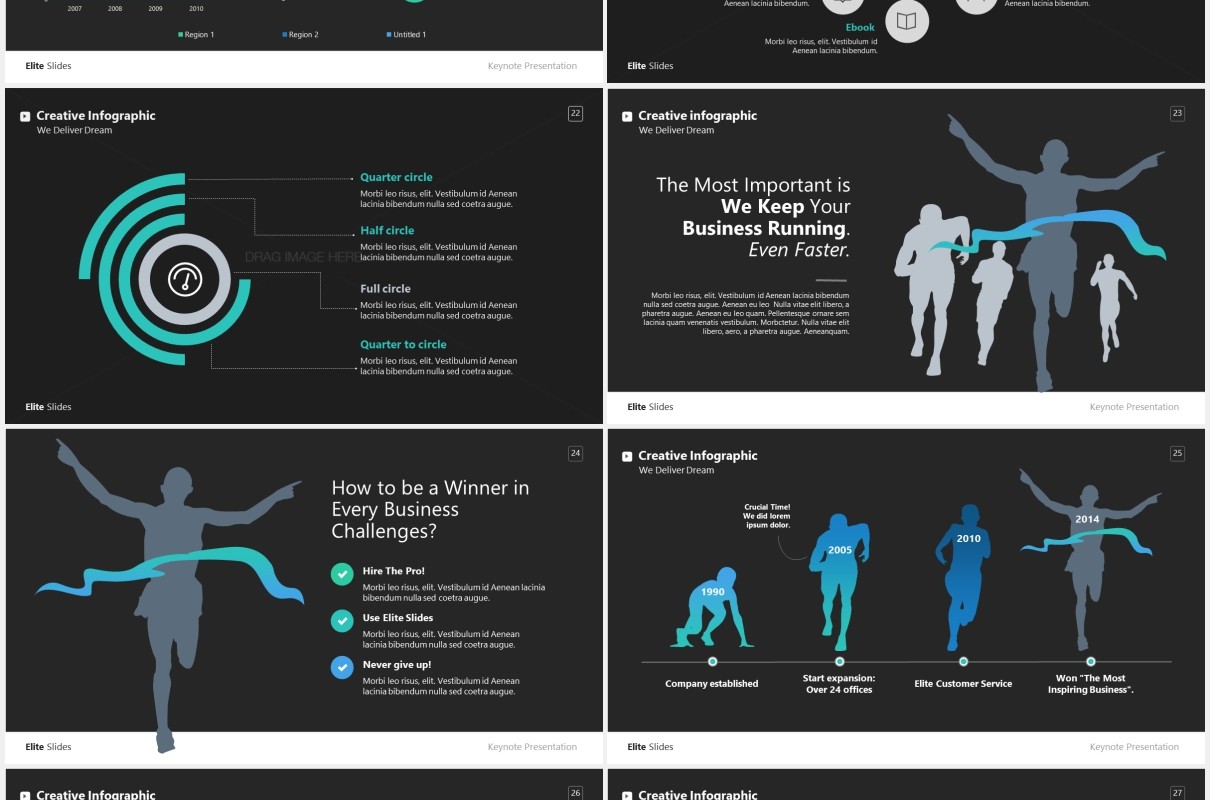 商业高端企业项目计划书展示PPT模板slides elite powerpoint template