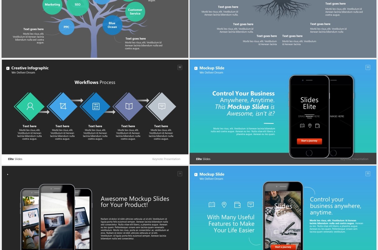 商业高端企业项目计划书展示PPT模板slides elite powerpoint template
