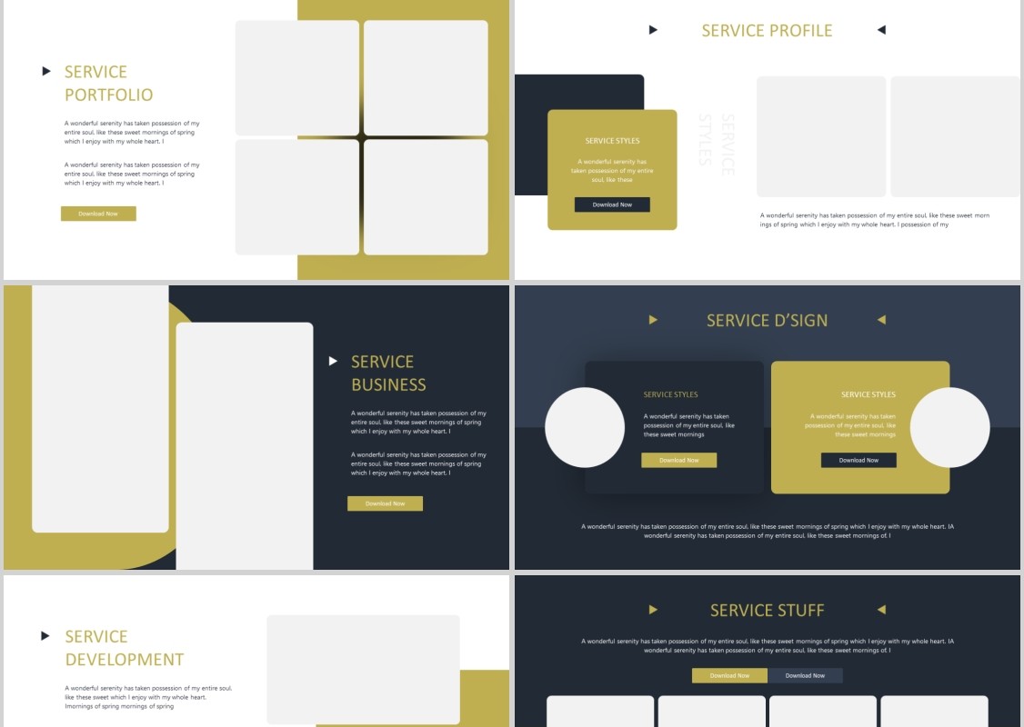 巧克力蛋糕美食餐饮PPT模板Chocobiz Powerpoint Template