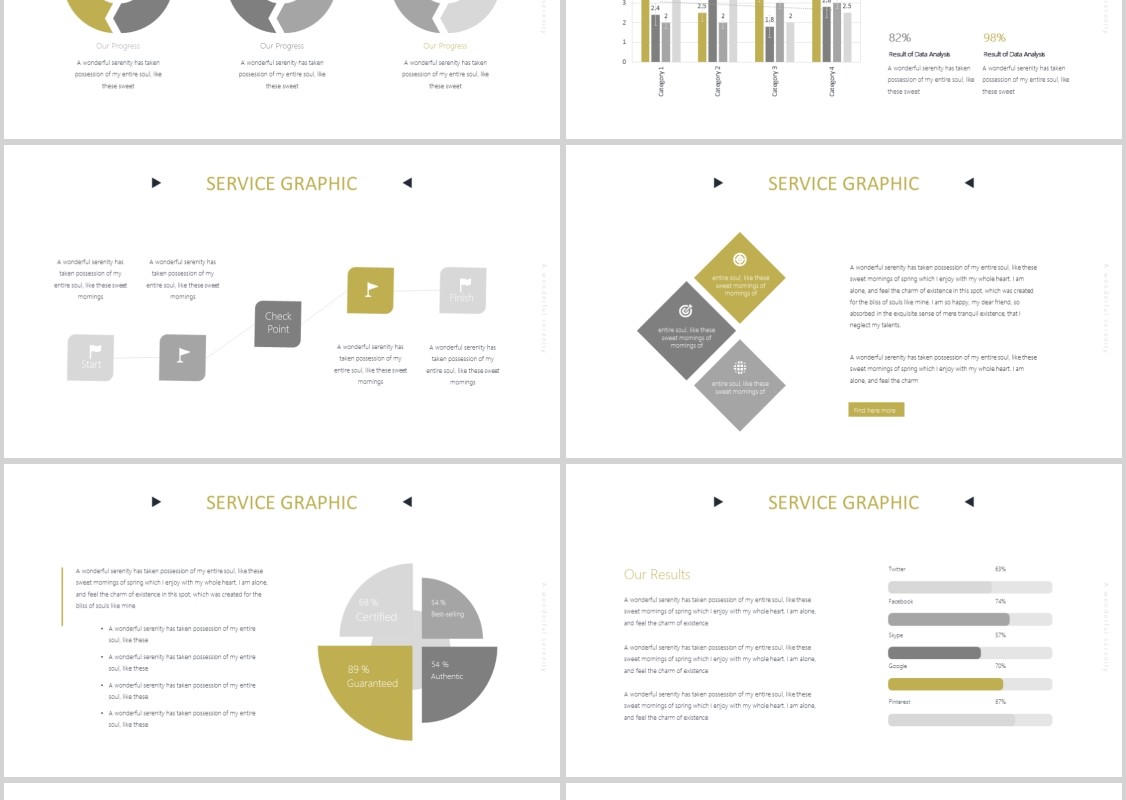 巧克力蛋糕美食餐饮PPT模板Chocobiz Powerpoint Template