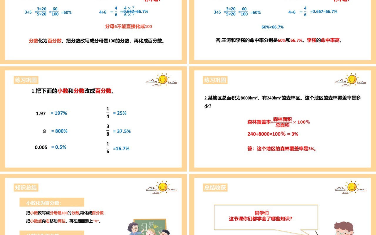 部编版六年级数学上册解决问题课件PPT模板