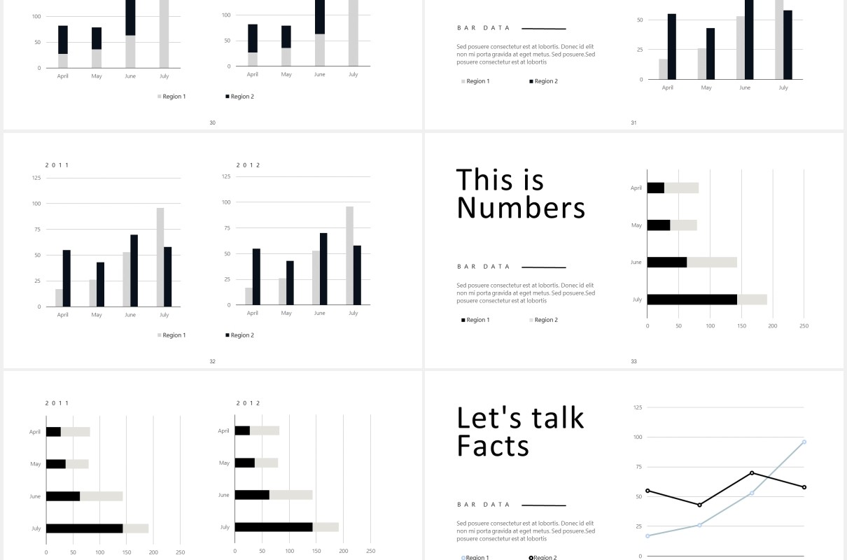 简约时尚宣传介绍PPT模板Laorah - Powerpoint Template