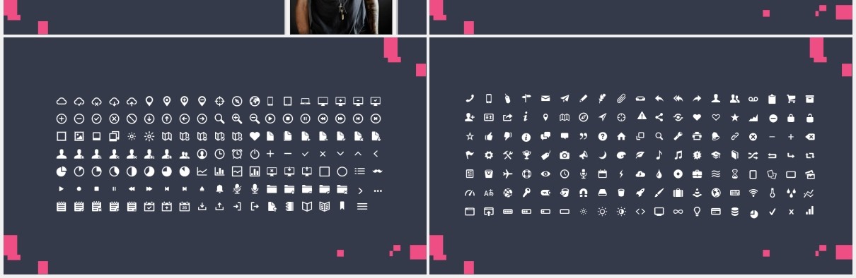 作品图片展示PPT模板Fantastical - Powerpoint Template