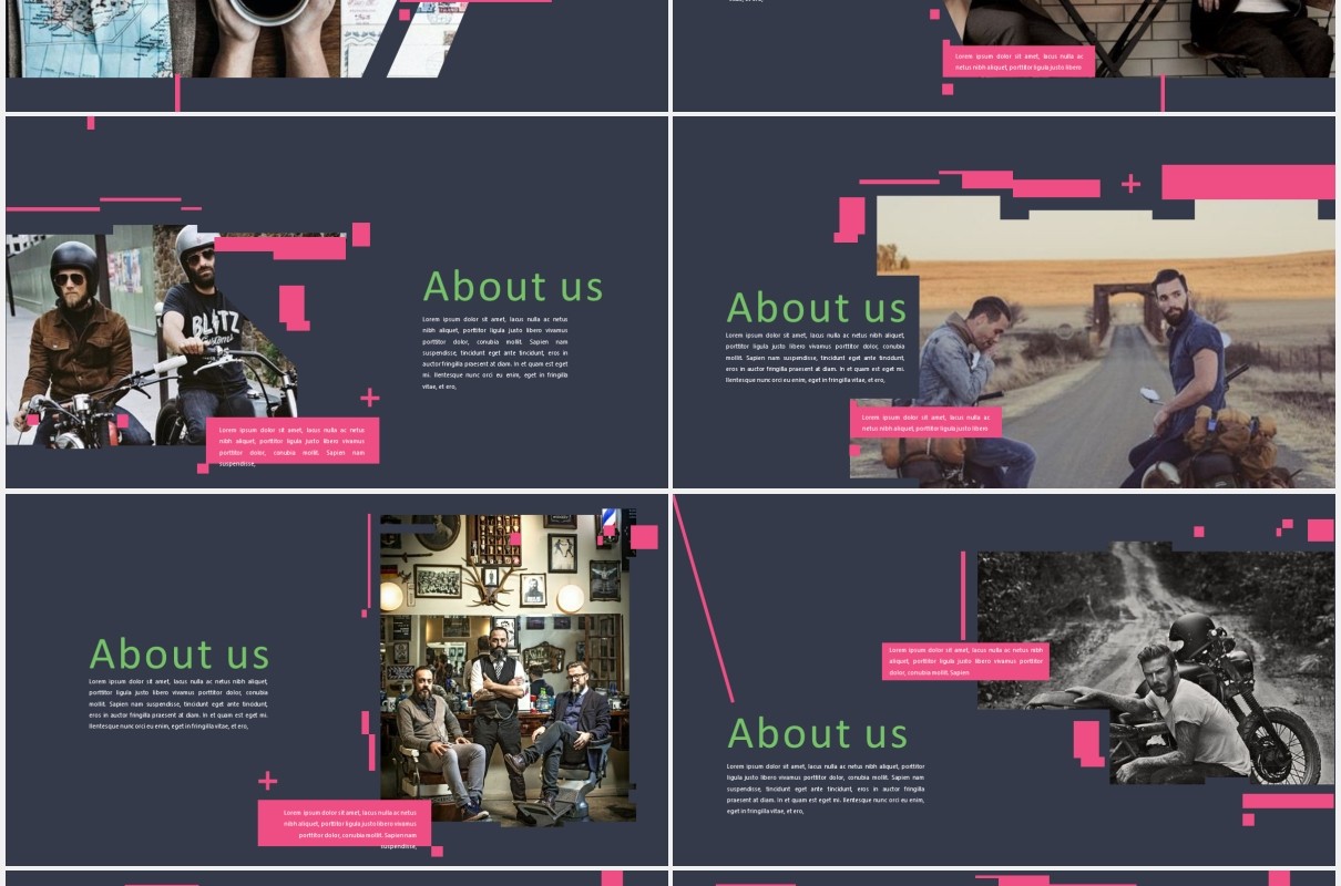 作品图片展示PPT模板Fantastical - Powerpoint Template