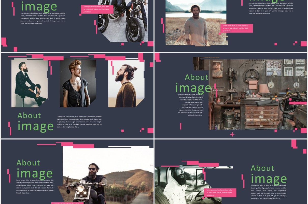 作品图片展示PPT模板Fantastical - Powerpoint Template