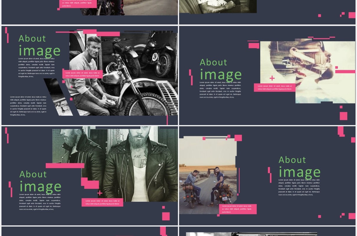 作品图片展示PPT模板Fantastical - Powerpoint Template