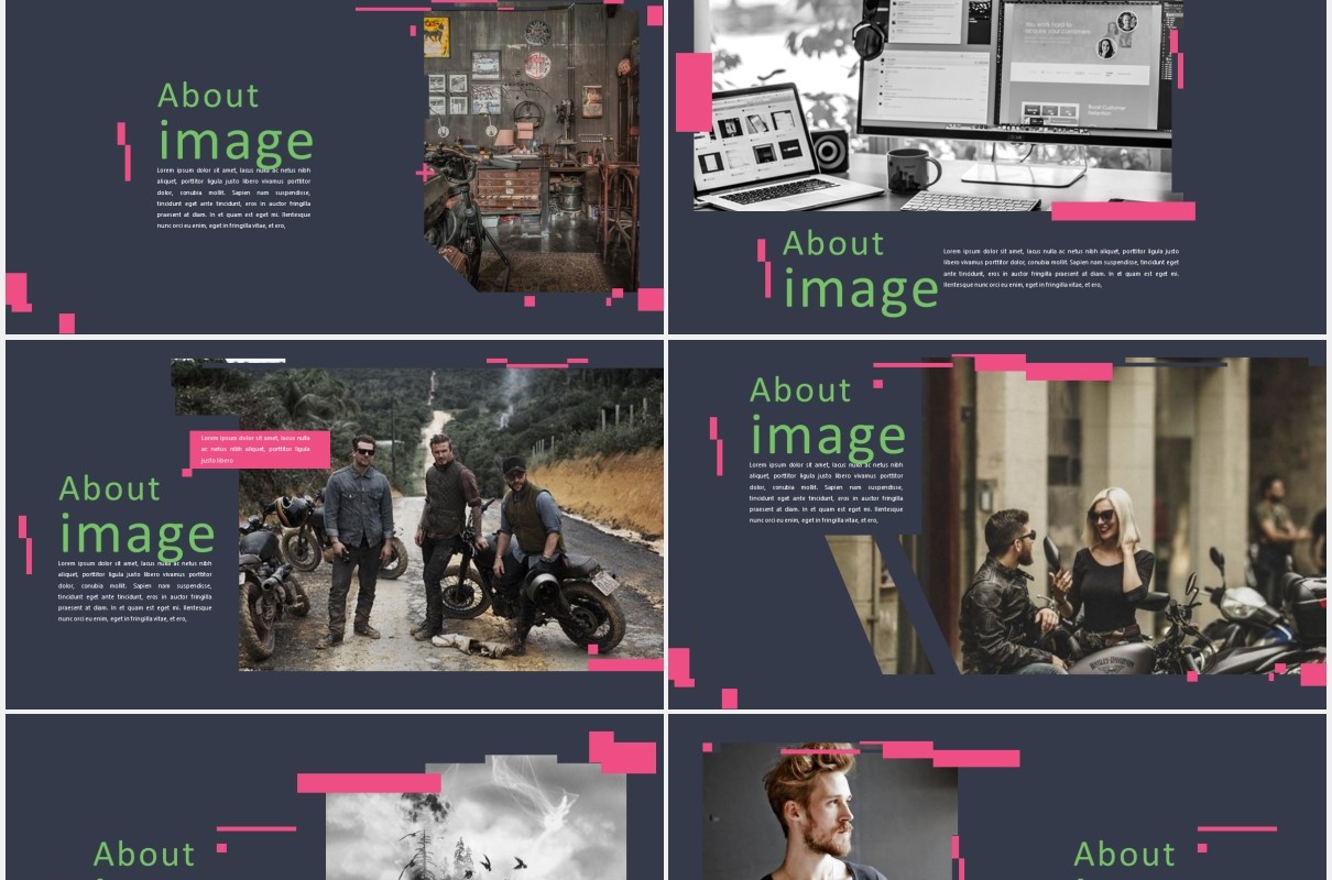 作品图片展示PPT模板Fantastical - Powerpoint Template