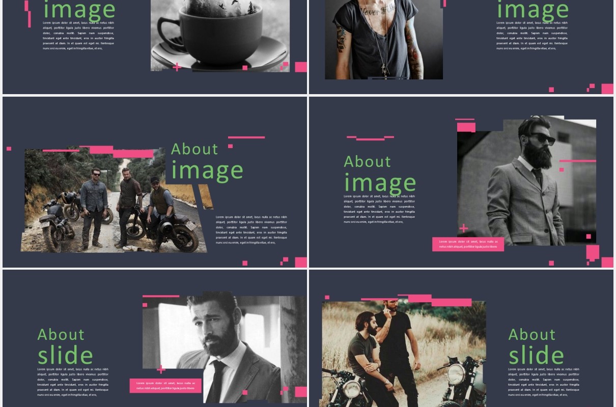 作品图片展示PPT模板Fantastical - Powerpoint Template