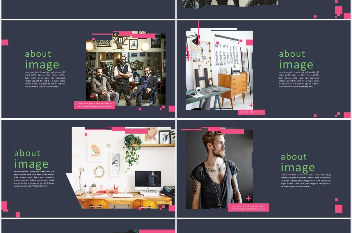 作品图片展示PPT模板Fantastical - Powerpoint Template