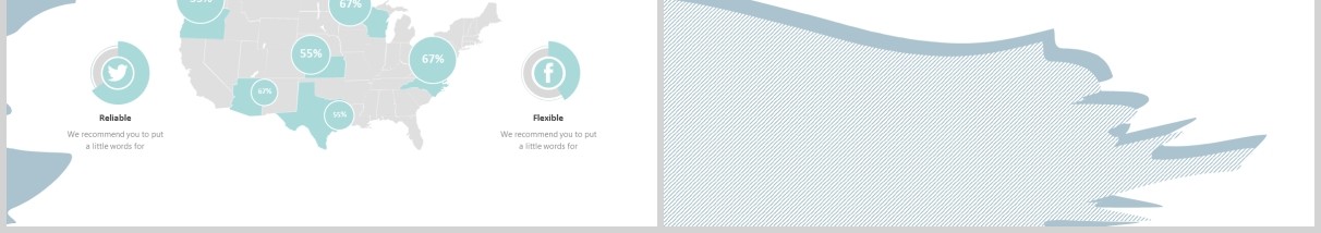 旅游风景策划宣传PPT创意图文排版模板Hebrush - Powerpoint Template