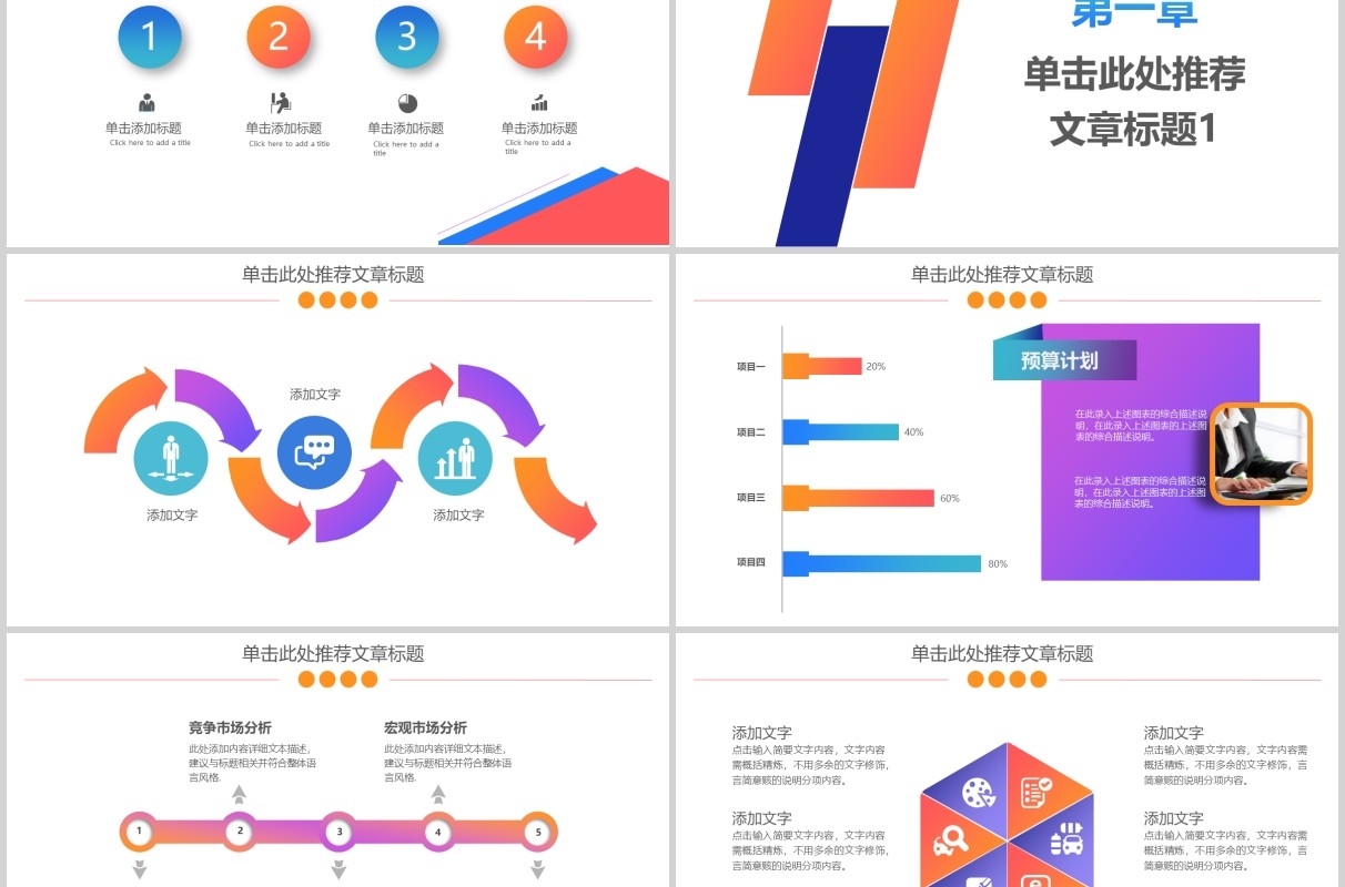 产品销售经理述职报告PPT模板