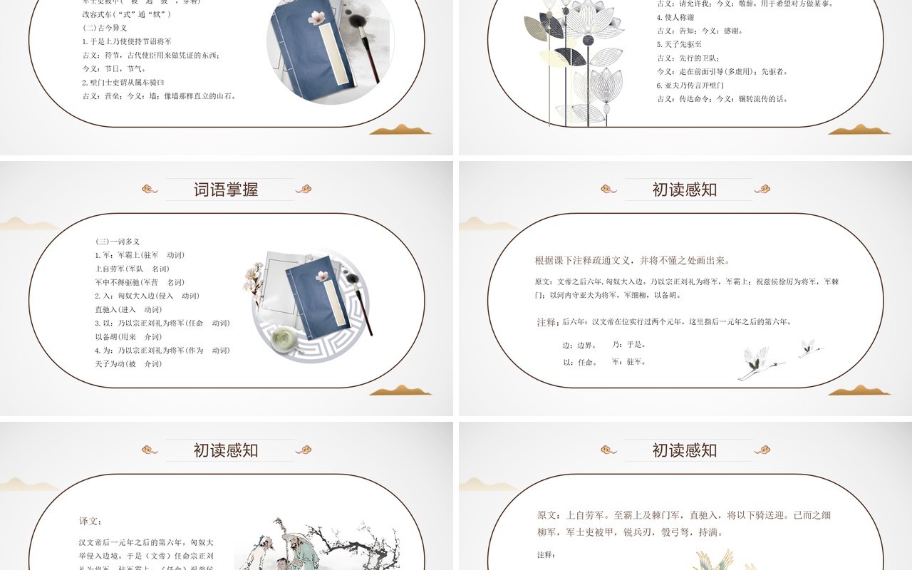 部编版八年级语文上册周亚夫军细柳课件PPT模板