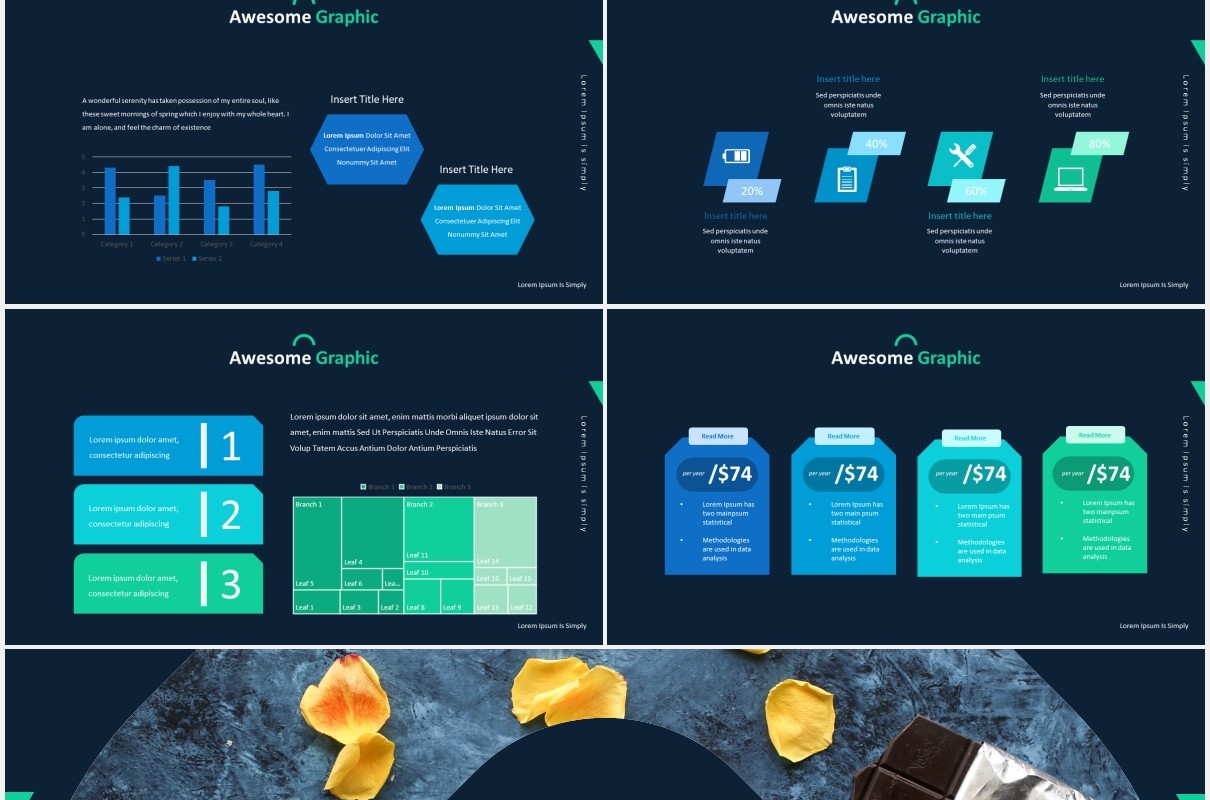 水果美食餐饮宣传展示PPT模板avocado powerpoint template