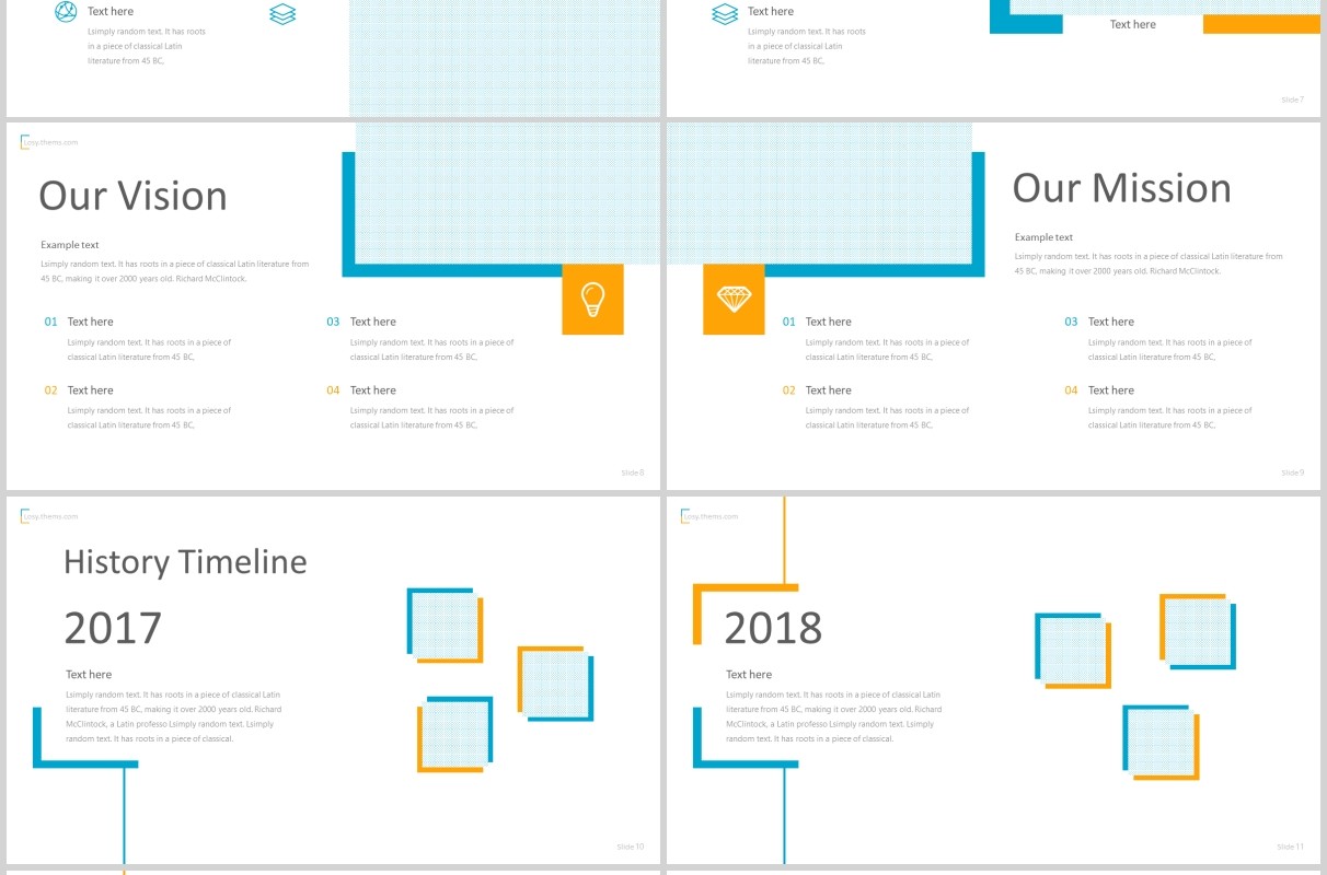 公司介绍企业宣传PPT模板Losy - Powerpoint Template