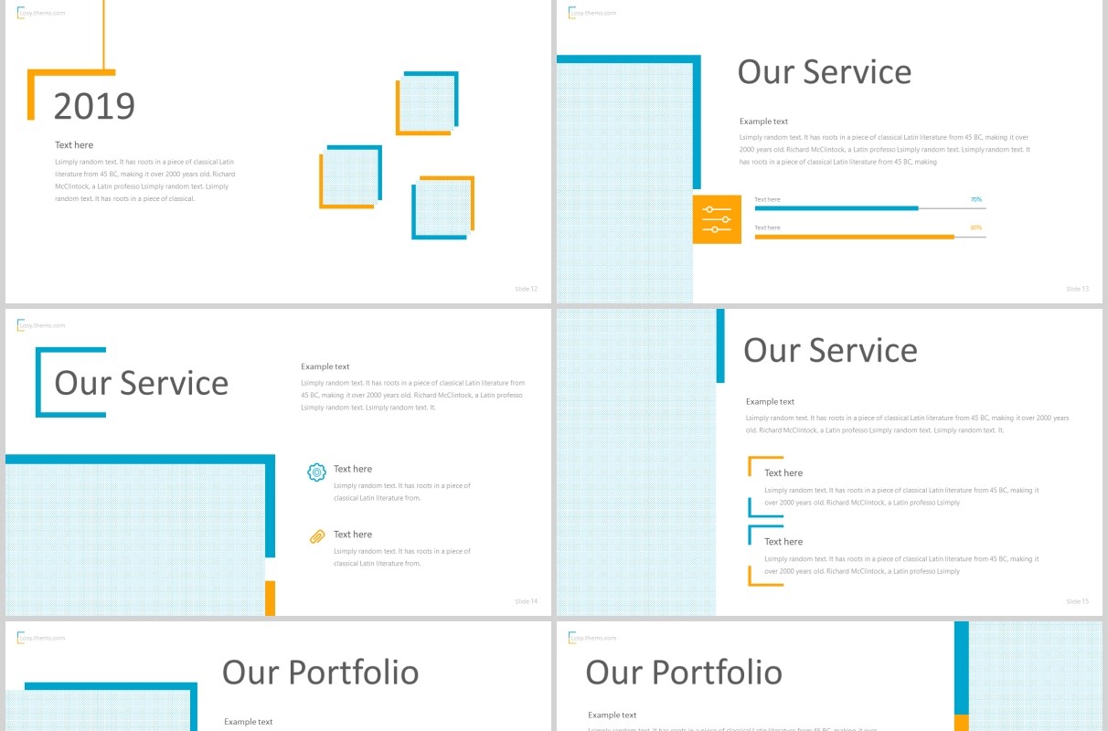 公司介绍企业宣传PPT模板Losy - Powerpoint Template