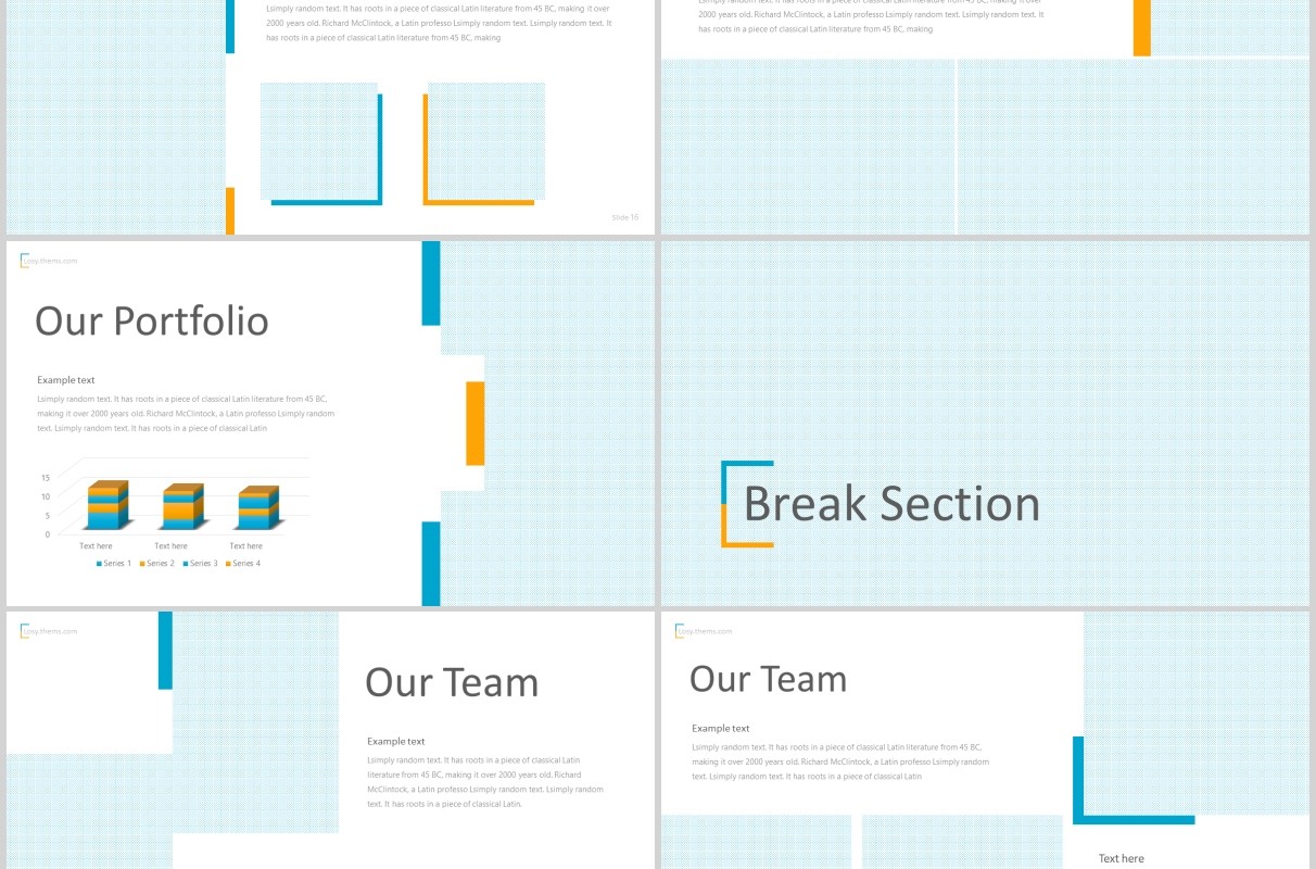 公司介绍企业宣传PPT模板Losy - Powerpoint Template