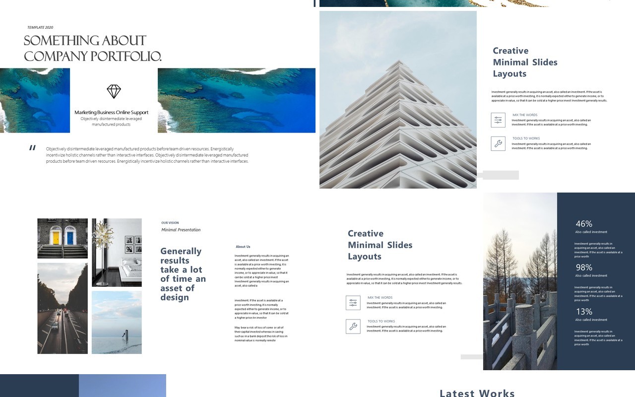 高端商务企业年度报告工作汇报PPT模板Business annual report