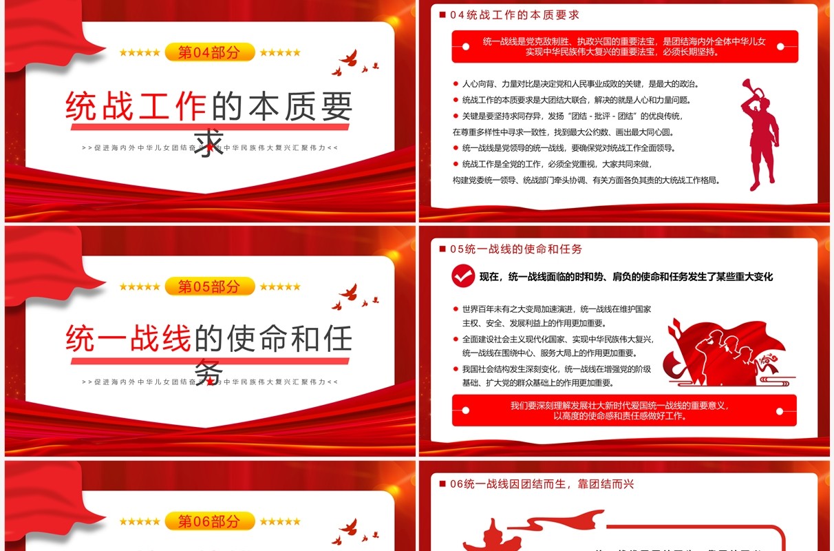 在中央统战工作会议上讲话精神PPT模板