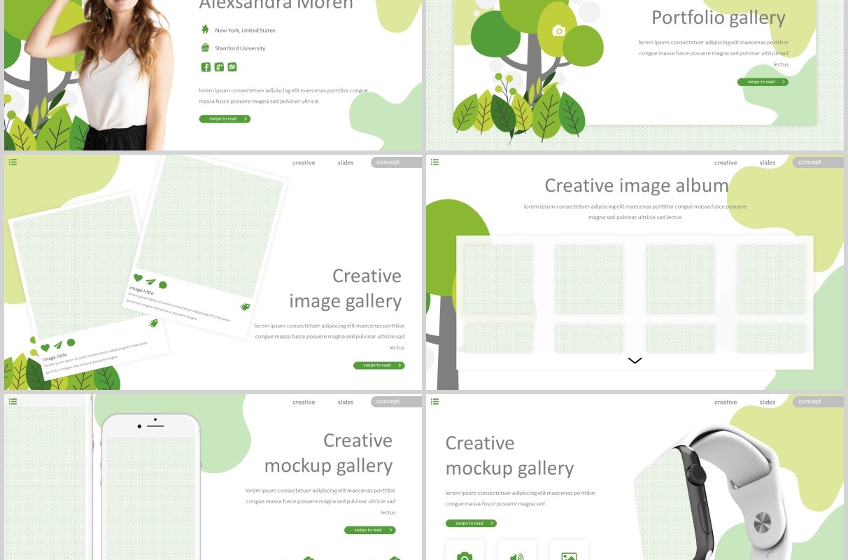教育信息工作通用PPT模板版式设计Plantos Powerpoint Template