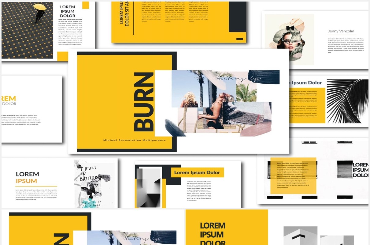 多用途作品展示PPT模板Agancy Multipurpose Template PPTX