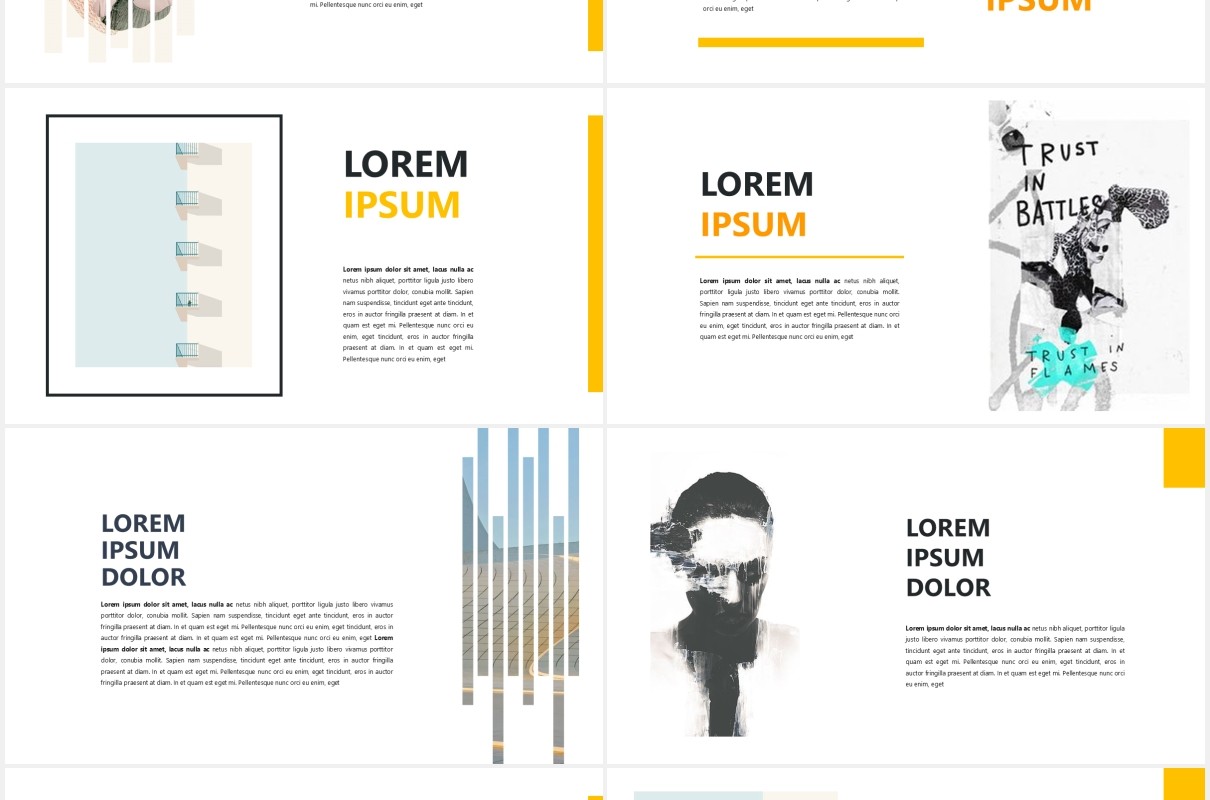 多用途作品展示PPT模板Agancy Multipurpose Template PPTX