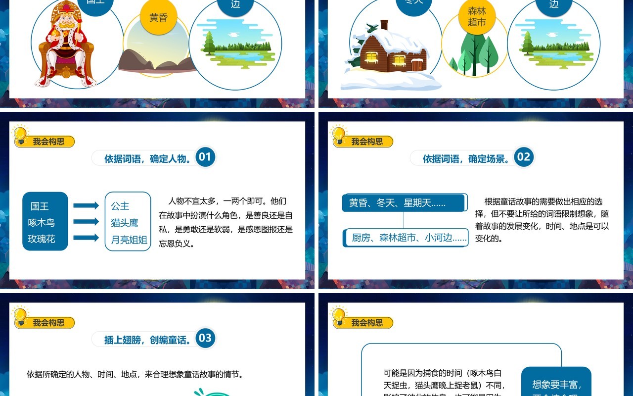 部编版三年级语文上册我来编童话课件PPT模板